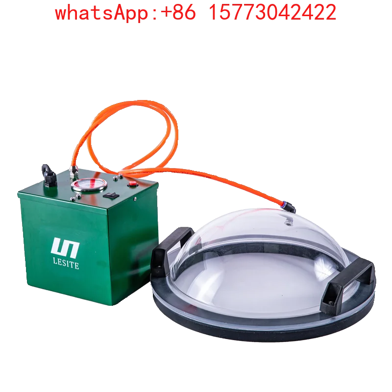 vacuum leak detector, geomembrane impermeable membrane hot-melt welding, T-shaped weld repair sealing inspection cover