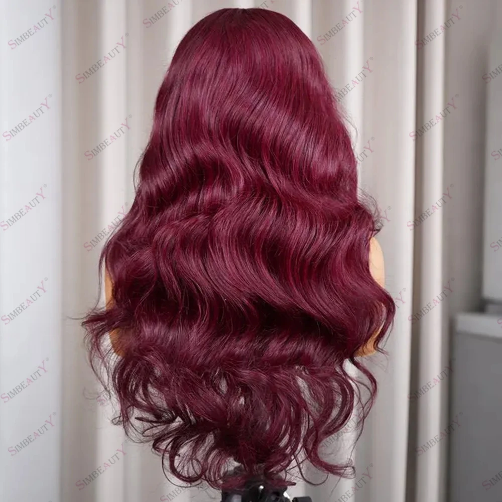 5x5 HD Lace Berry Human Hair Wig Body Wave 200Density Indian Remy Hair 360 Lace Frontal Wigs for Women 13x6 Deep Part Lace Wig