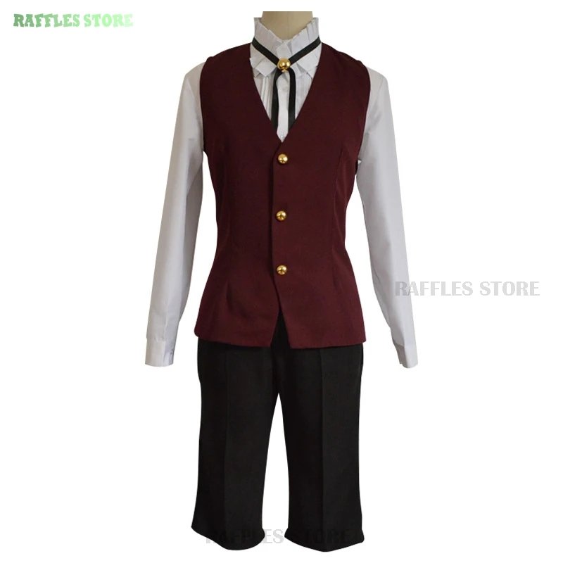 Sakamaki kanato cosplay traje perucas anime diabolik amantes cosplay uniformes roleplay outfit festa de halloween fantasia unisex pano