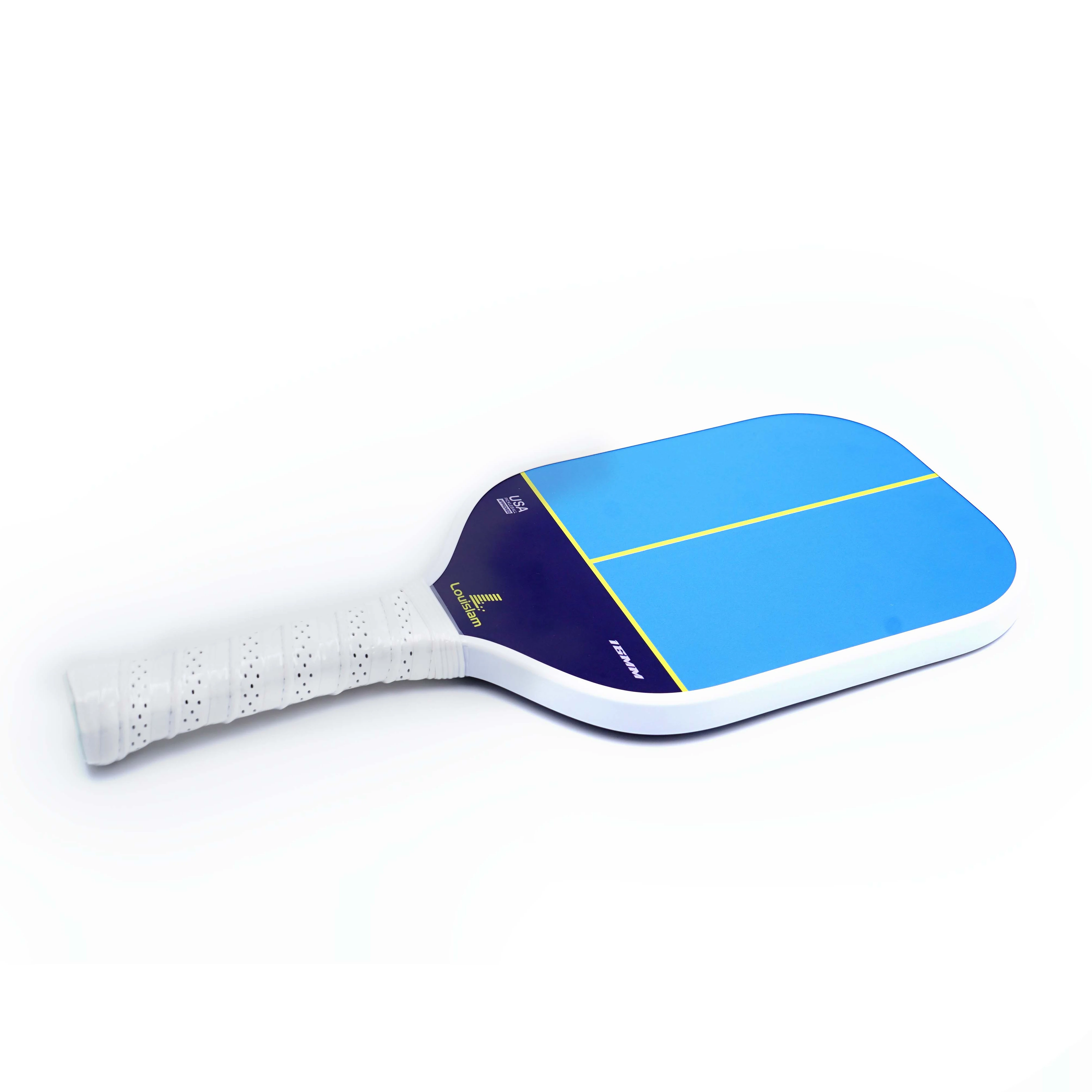 

Blue Dark Carbon Fiber Thermoformed Marinated Paddle with Foam Injected Edge PP Core Filled Handle Marinated Paddle