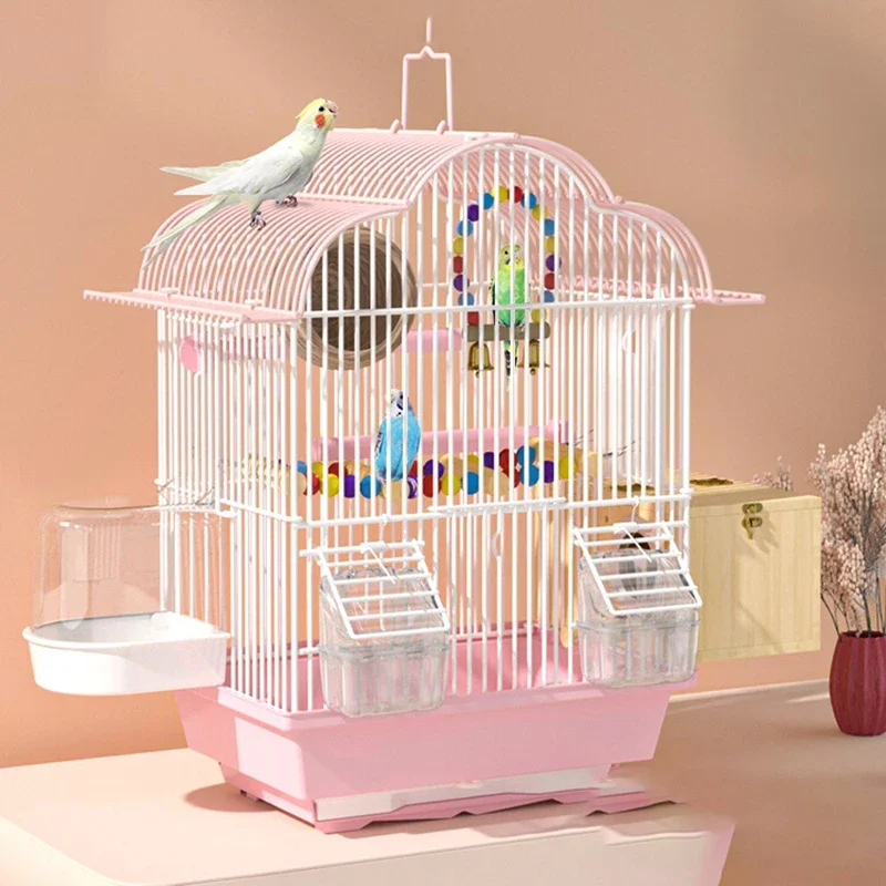 Birdhouse Outdoor Canary Pet Cage Nests  Breeding Canaries Bird House Birds Parrot Bag Tweety Hut Large Bath Aluminum Aviary