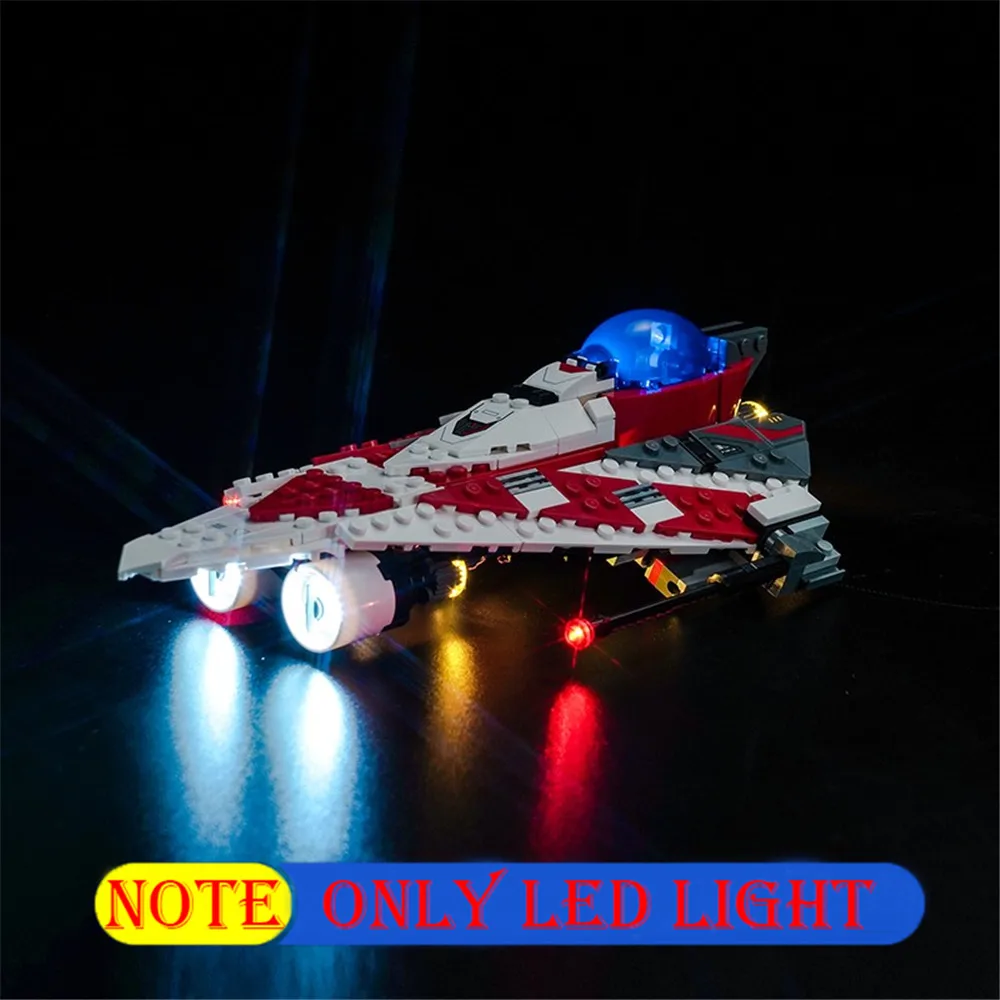 

Starsing Wars Rebuild the Galaxy Movie Led Light Kit For 75388 Jedi Bob's Starfighter Not Building Blocks (Only Lighting Set)