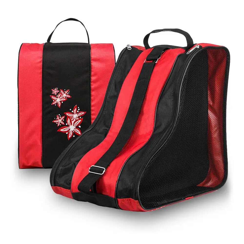Breathable Roller Skate Three-layer Skating Large Capacity Roller Skating Bag Carry Bag
