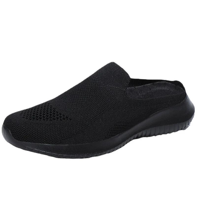 2022 NEW Mesh Slip-On Shoes Sneakers Women Summer Casual Slippers Lightweight Big Size Breathable