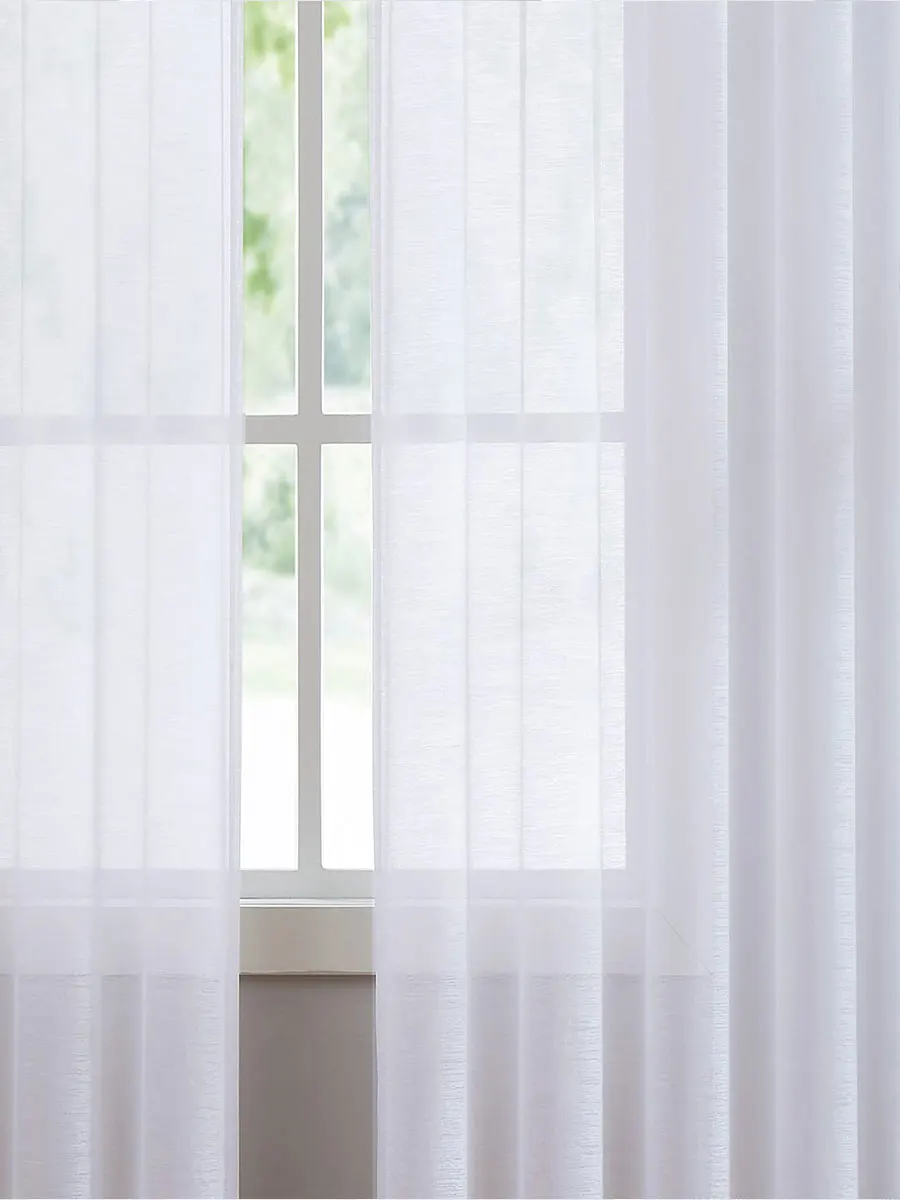 White Sheer Curtains - 84