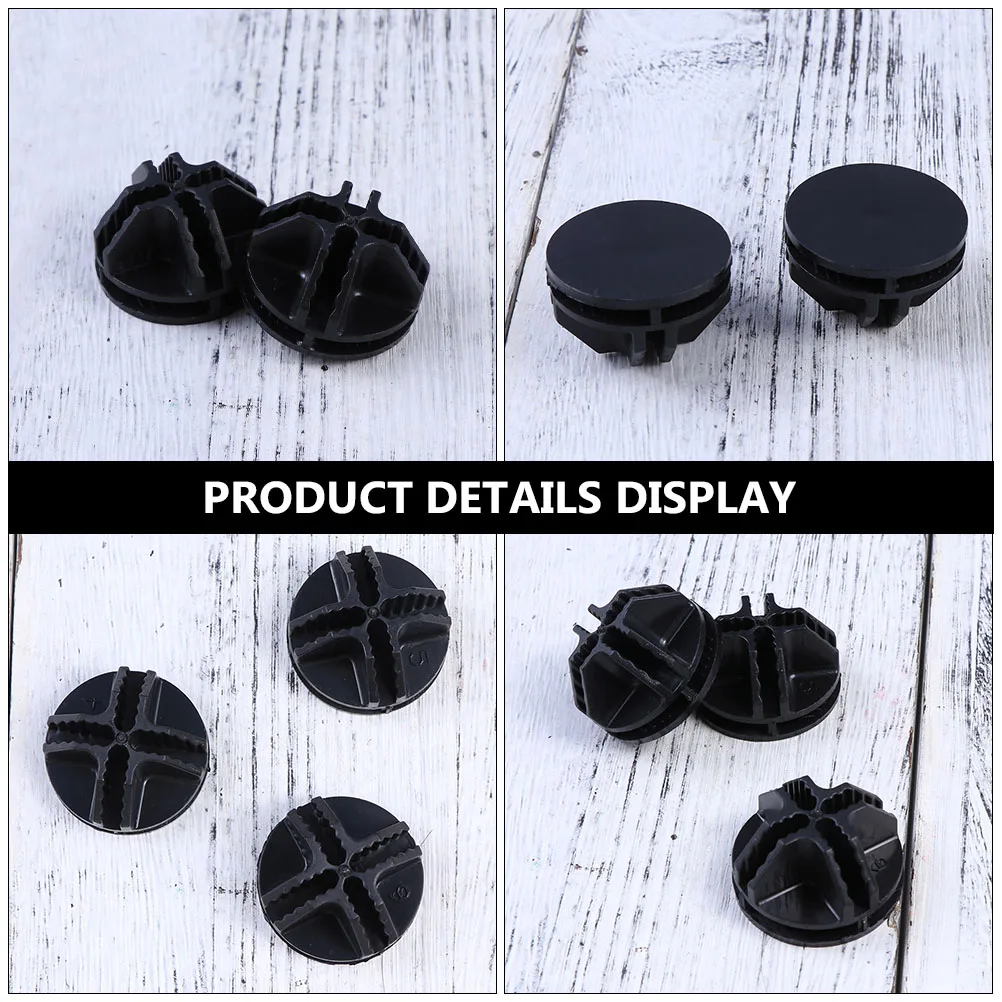 

30pcs ABS Plastic Connectors for Modular Closet Wire Grid Cube Panels Storage Organizer Rack Clasps Reusable