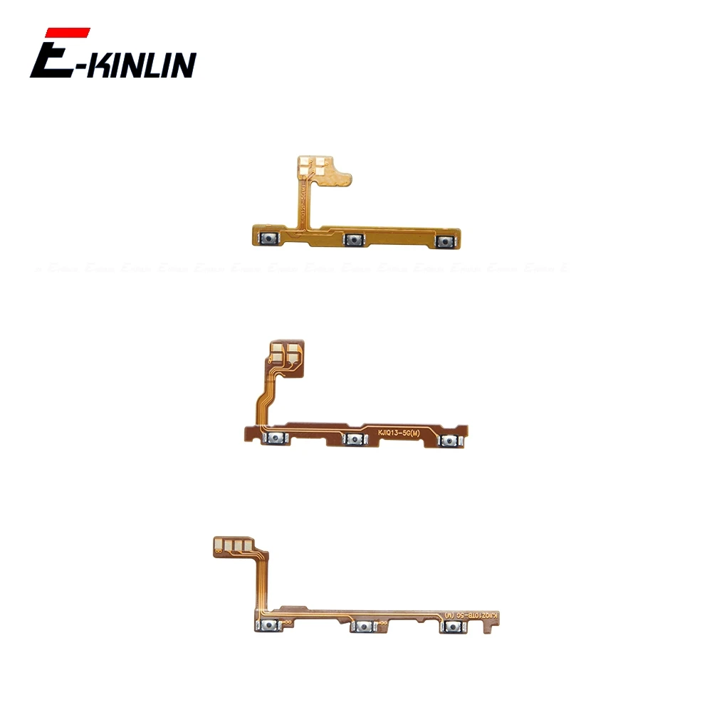 Switch Power ON OFF Key Mute Silent Volume Button Ribbon Flex Cable For Vivo iQoo 5 7 8 10 11 11S 12 13 Z10 Turbo Plus Pro