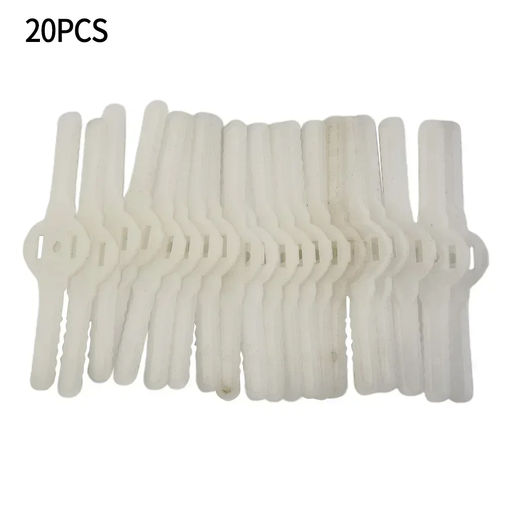 Imagem -04 - Lâminas de Cortador Plástico para Elétrica sem Fio Grama Trimmer Strimmer Ferramenta Cortador Escova Grama Aparador Lâminas Ferramentas Jardinagem 20 Peças