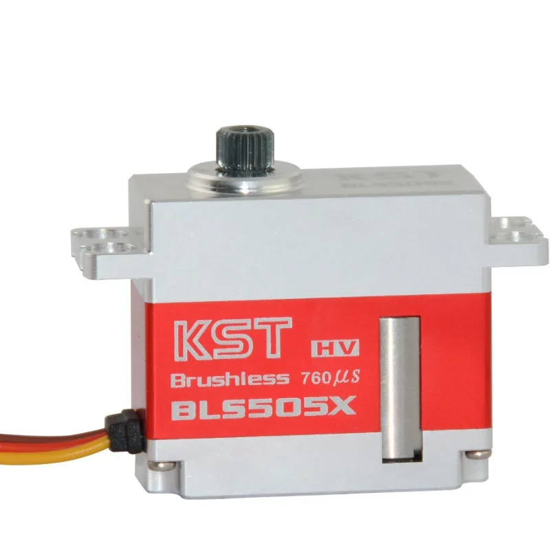 

KST BLS505X Metal Digital Brushless 8.4V High Voltage 450-500 Class Helicopter Swashplate Lock 7kg