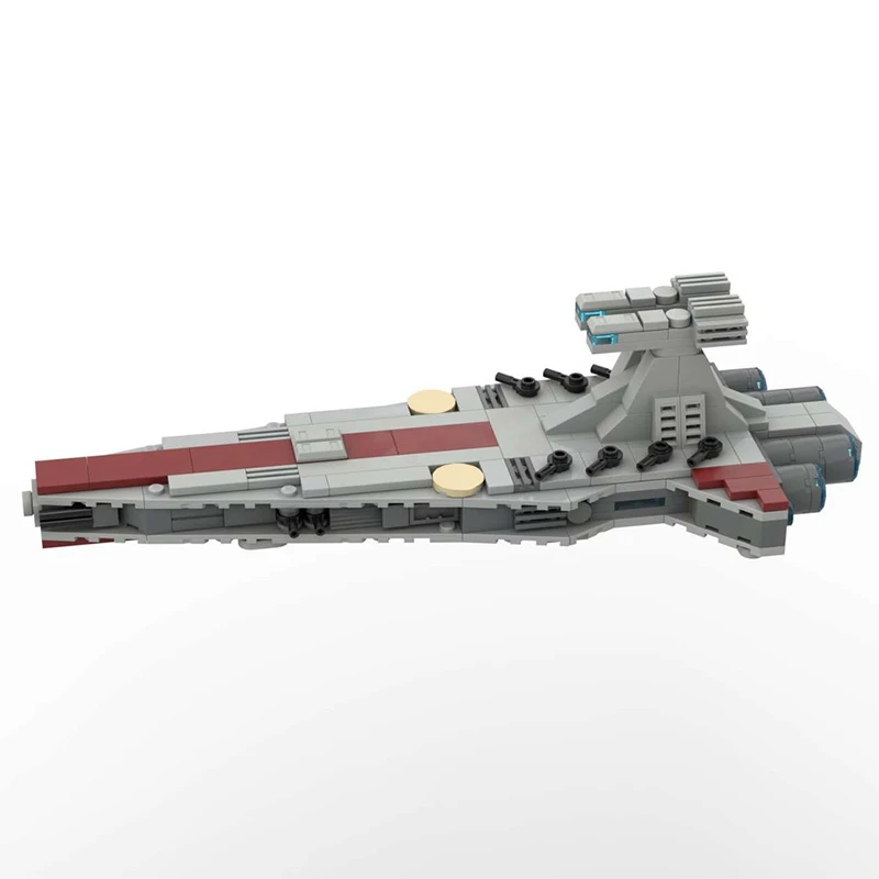 280pcs MOC Mini Venator-Class Republic Attack Cruiser Star Battle Building Blocks Christmas Gift Science and Technology Themed