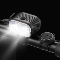 Bike Front Light Waterproof USB Rechargeable Light With Horn Flashlight Bicycle Light Cycling With Front Light Horn COB 120dB