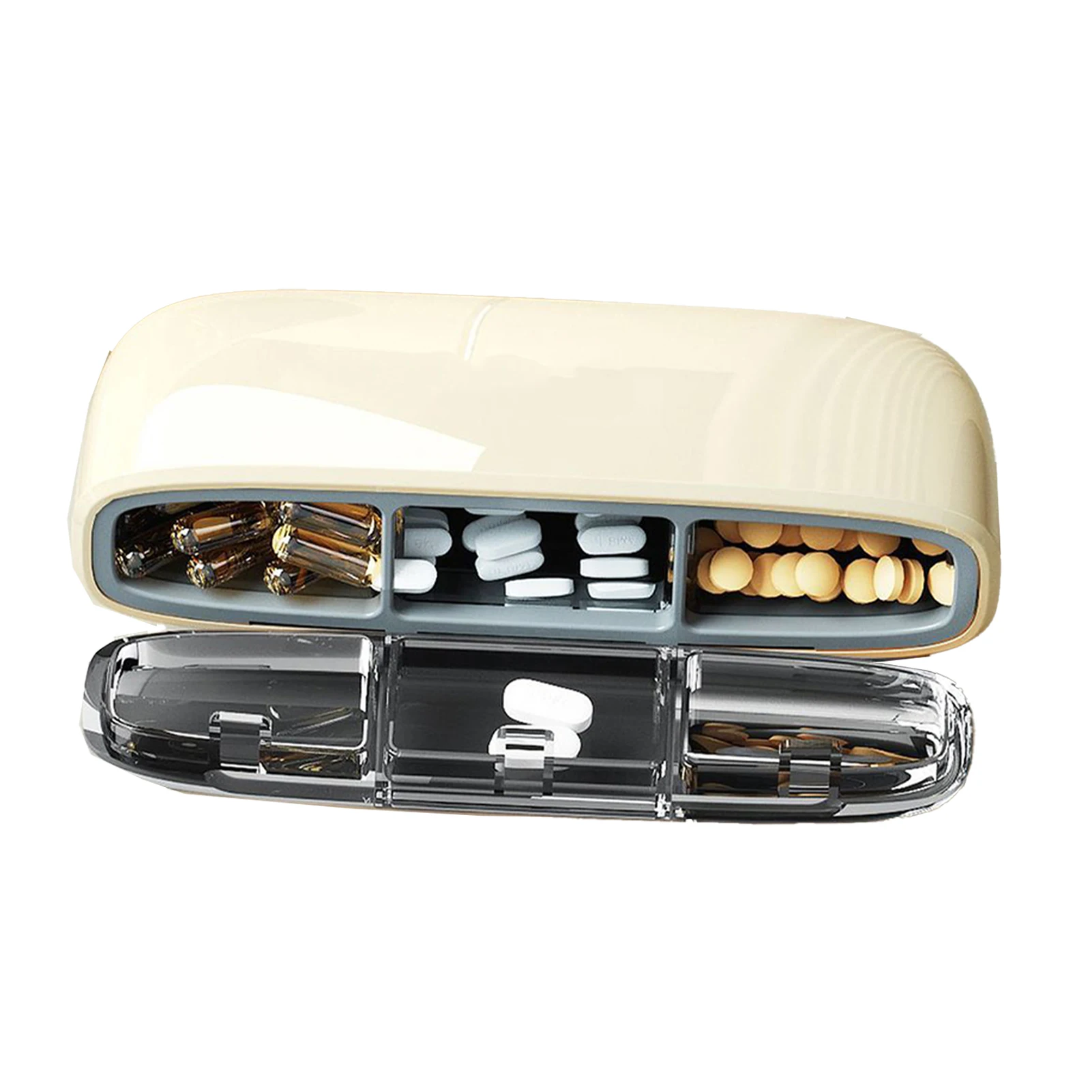 Dagelijkse Pil Organizer 3 Keer Per Dag Draagbare Medicijncontainer Reispil Holde Voor Zak Vochtbestendige Pil Case Vitaminen