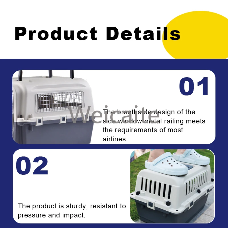 Huisdier Koffer Kleine Dieren Luchtbox Auto Transportkrat Draagbare Outdoor Huisdier Reiskooi