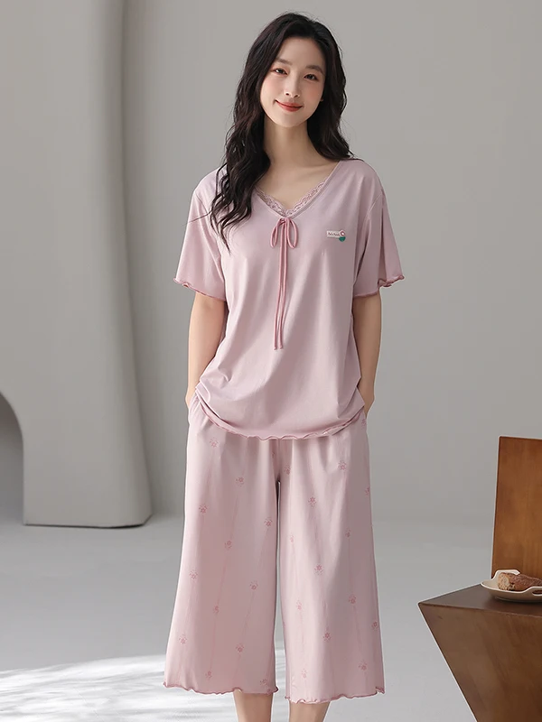 linen-cotton-sleepwear-with-chest-pad-seven-five-pants-breathable-summer-home-clothes-for-middle-aged-and-elderly-people