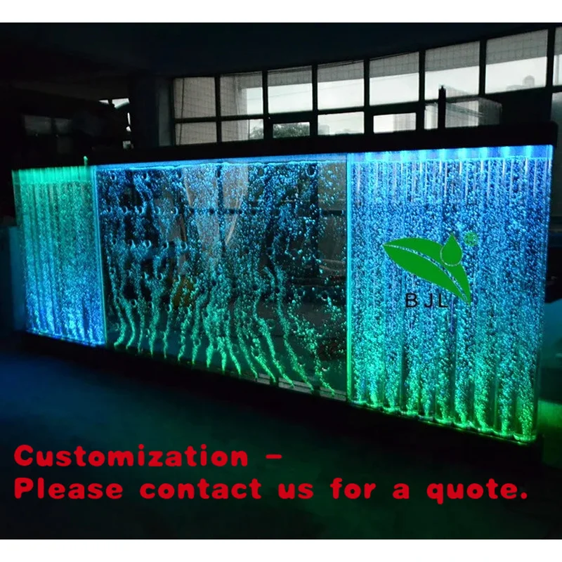 custom.Home Glowing Wall Panel Changing Color Led Decorative Acrylic Bubble Wall Panel Decoration