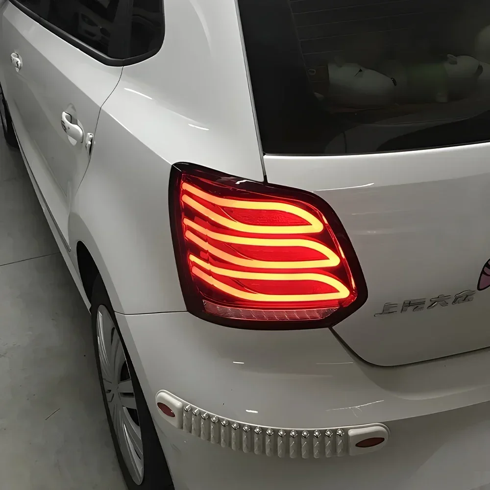 Plug and Play Auto Rear Lamps For Volkswagen Polo 2011-2018 LED Car Taillights Assembly Upgrade Benz GLK Styling Car Accessories