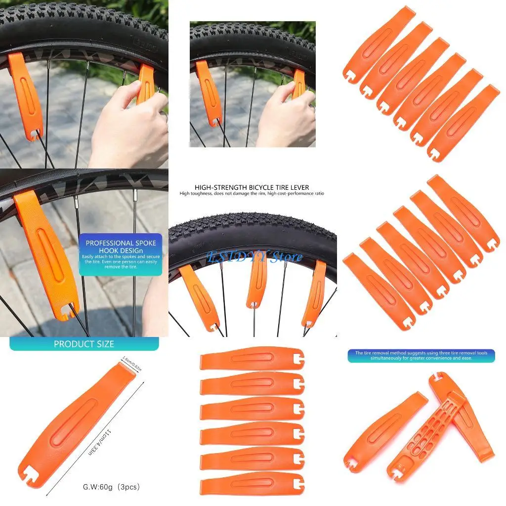

G6DE Bikes Tyre Spoon Changing Tool Tire Repairing Tyre Bicycles Repair Bikes Tube