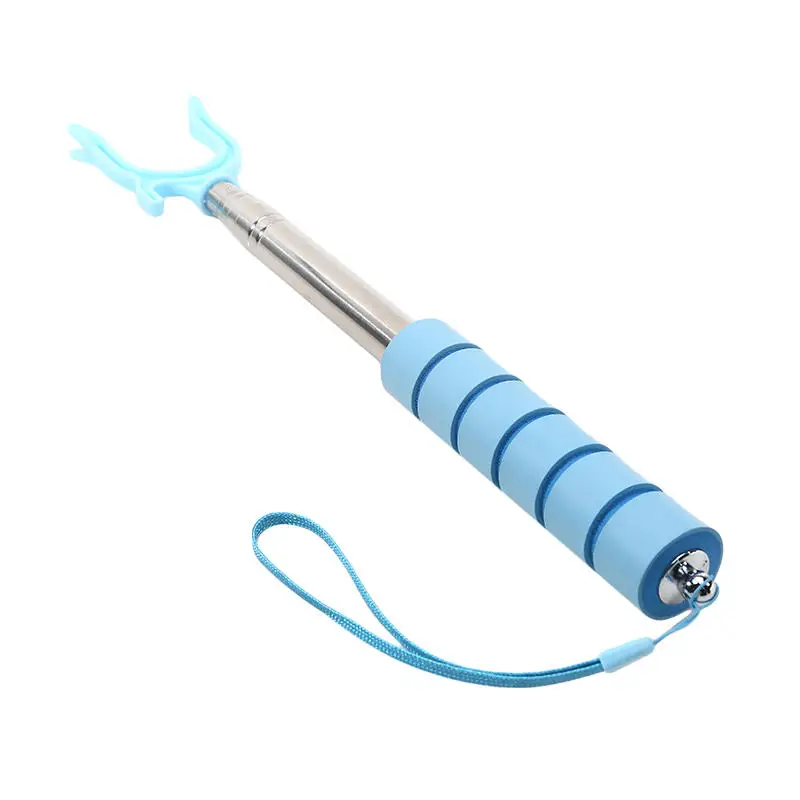 Telescoping Clothes Hanger Stick Retractable Reach Hook Pole With Non-Slip Grip For Hanging Clothes Closet Laundry Tool