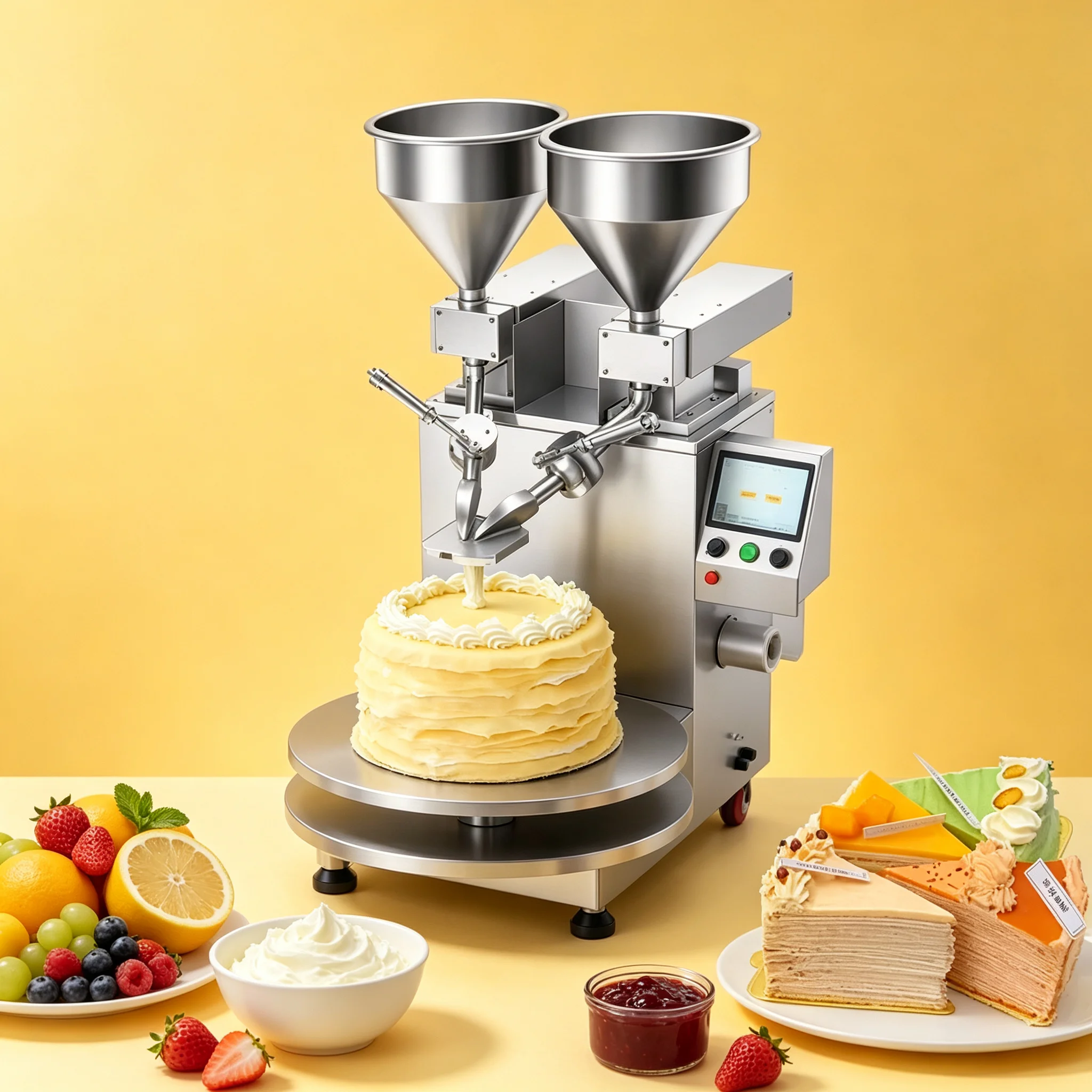Cake Cream Decorating Machine Labor‑Saving Icing Device For High‑Volume Pastry Decoration Business Customized