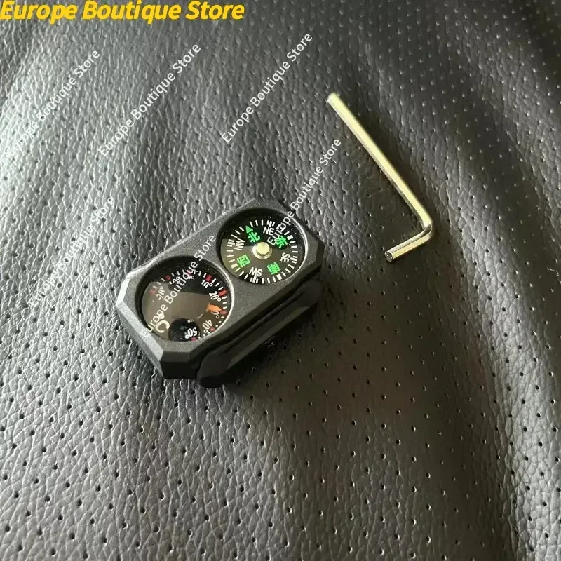 في الهواء الطلق البوصلة التكتيكية البسيطة العالمي 20 مللي متر دليل ميزان الحرارة البوصلة ميزان الحرارة 20 مللي متر السكك الحديدية الدقة أداة خارجية SLR416 #6