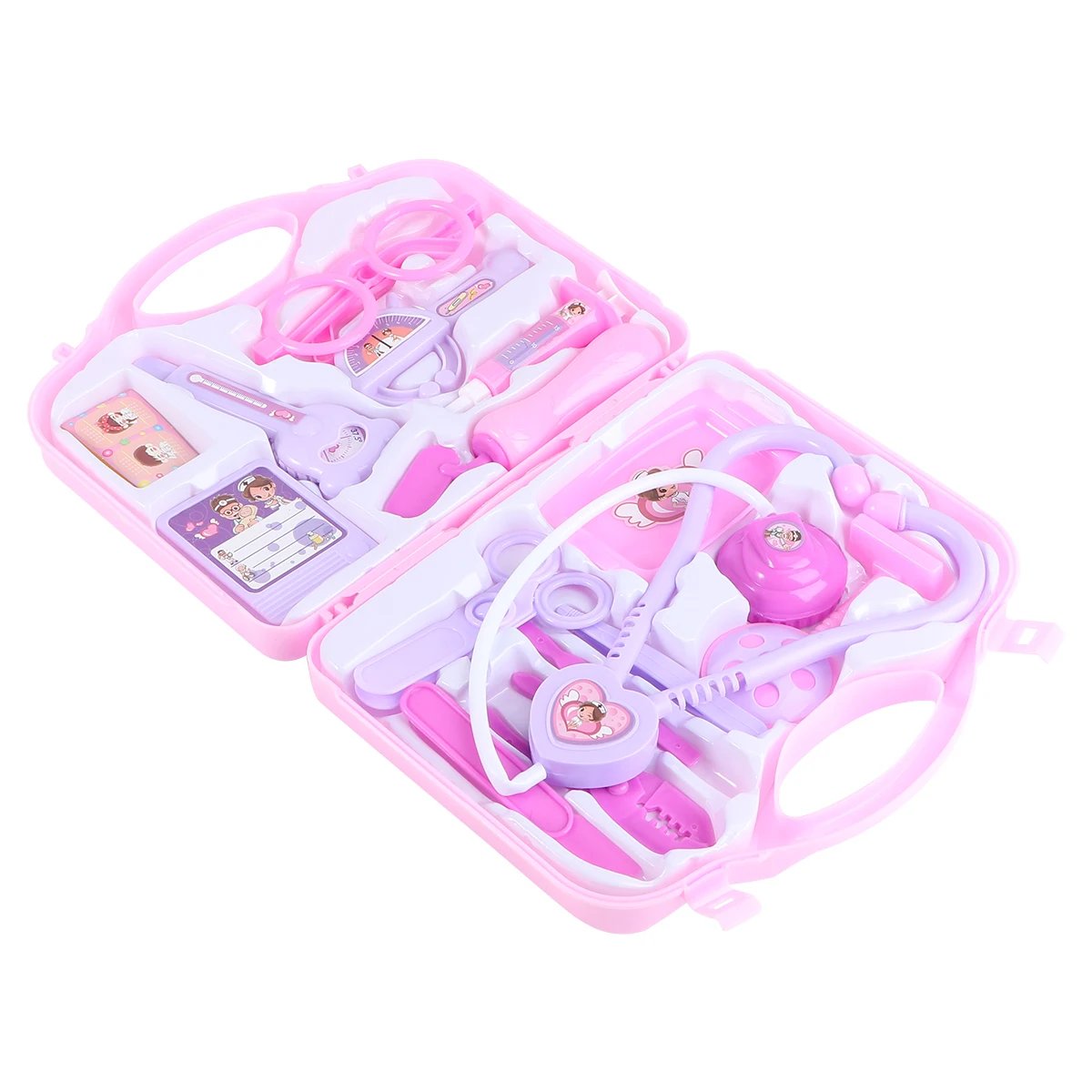 

Simulated Stethoscope Medical Toys Set Kids Pretend Play Doctor Game Realistic Design Safe Environmental Plastic