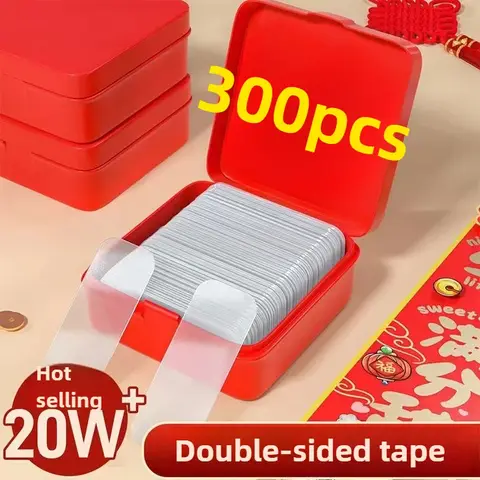 Bilashmart Extra Powerful Double Sided Adhesive Tape Contact Strong Waterproof Removable Mounting Tape for Walls Wood Tile Plastic