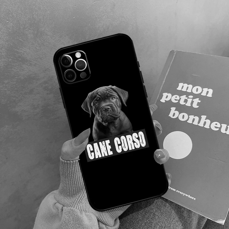 Cane Corso Italian Mastiff Dog Phone Case For iPhone 13 12 Mini 11 14 15 16 Pro Max X XR XS Plus Bumper Cover