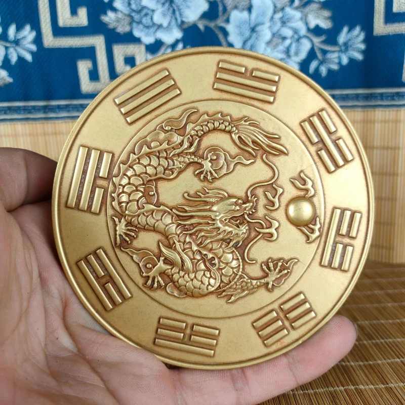 

Brass Fire-Resistant Dragon Kitchen Decoration in the Northwest Three Fire-Resistant Dragon Ornament Burning Heaven Gate Qian Gu