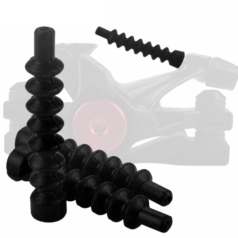 STOCK& 10 Pcs Bike V Brake Dust-Proof Mountain Bicycle V Brake Cable Hose Rubber Boots Protective Hose Sleeve Cover Replacement