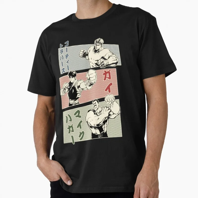 

Final Fight 80s Retro Combat Gift t shirt for gamer 0512 Arcade game Graphic Tee 100% cotton Y2K Clothes All size Tops S-6XL