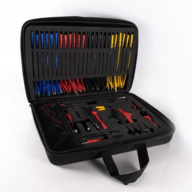 90pcs Automotive Multimeter Test Lead Kit Car Electronic Power Testing Cable