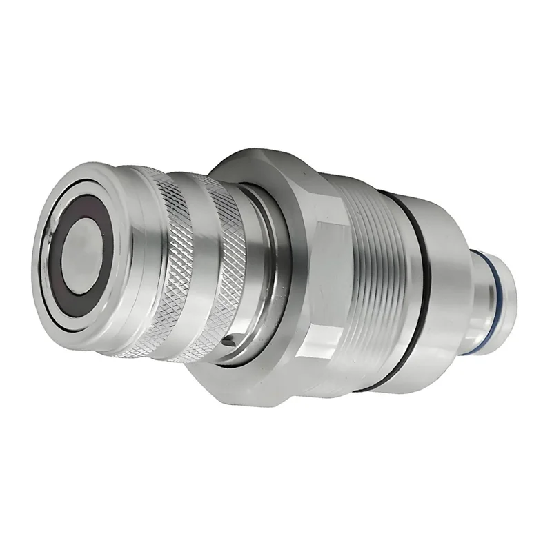 AT406475 7246802 Attacco rapido idraulico femminile a faccia piatta per John Deere 318E 319E 320E per Bobcat 753 763 773 863 864 883