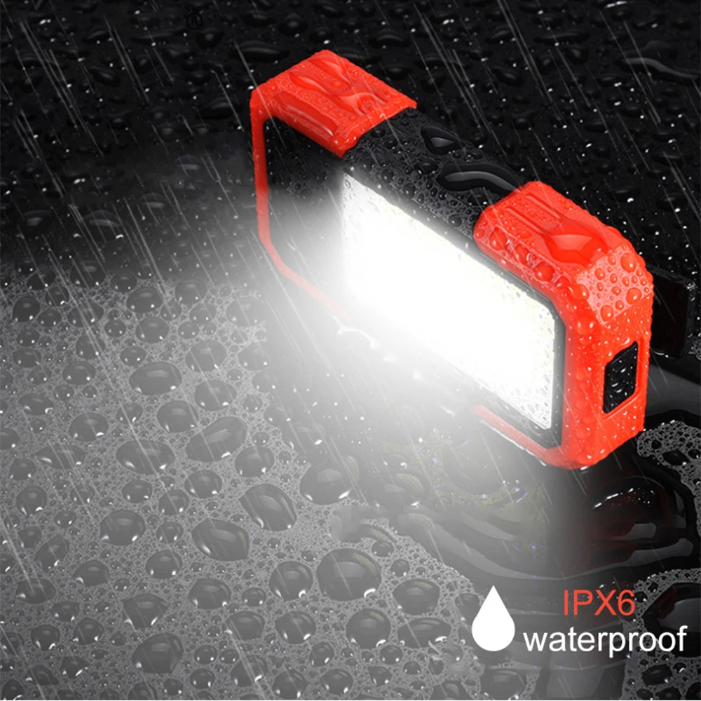 Magnetic COB Work Light Portable Auto Repair Light Battery-Powered Worklight Flashlight Brighten Up Your Outdoor Adventures