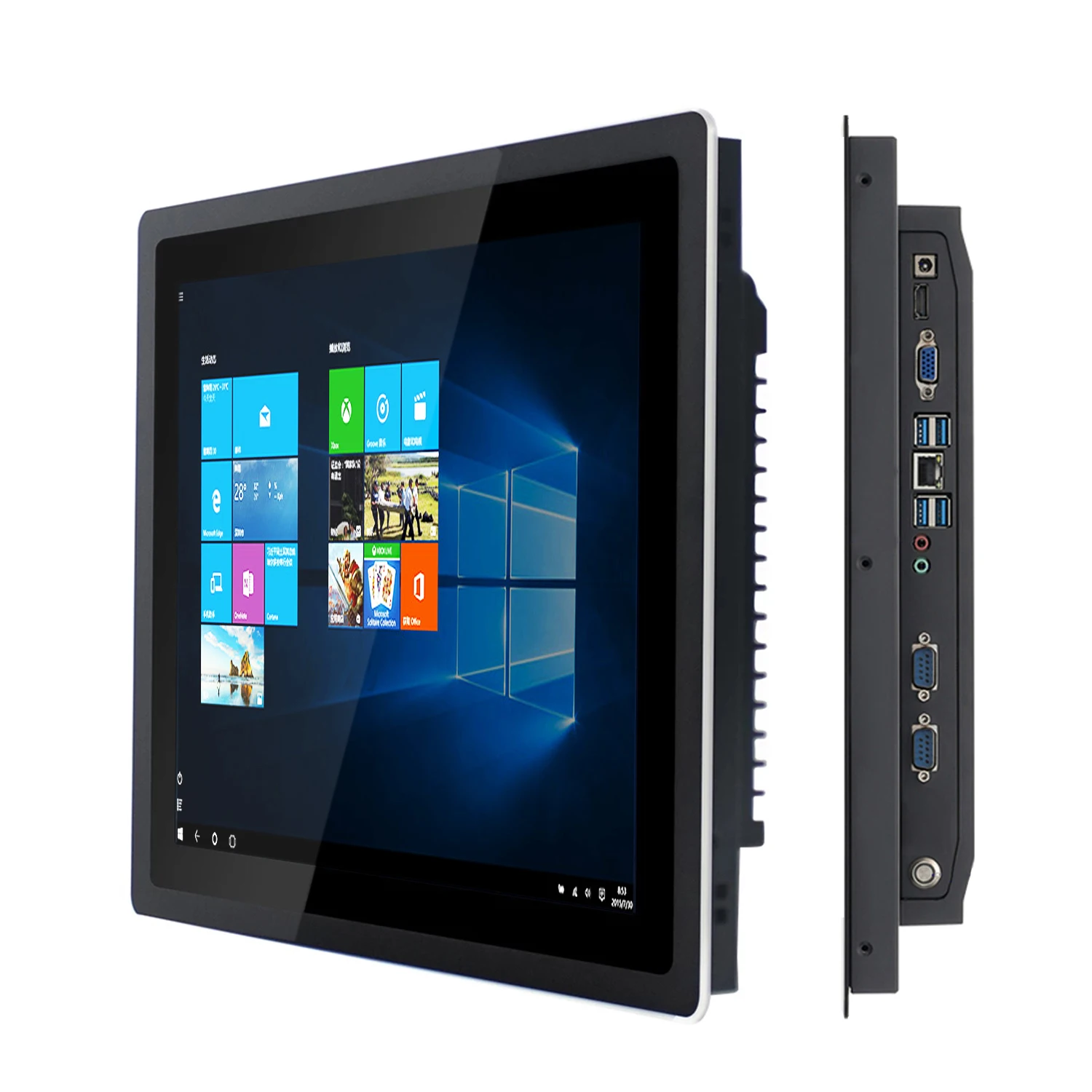 12.1 inch industrial tablet computer all-in-one pc panel with resistive touch screen built-in wifi for win10/11 pro 1024*768