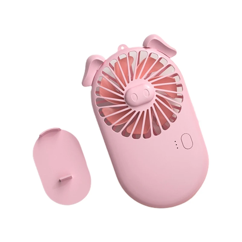 Handheld pessoal mini ventilador usb bolso recarregável ventilador portátil refrigerador ajustável 3 velocidade para escritório ao ar livre transporte da gota