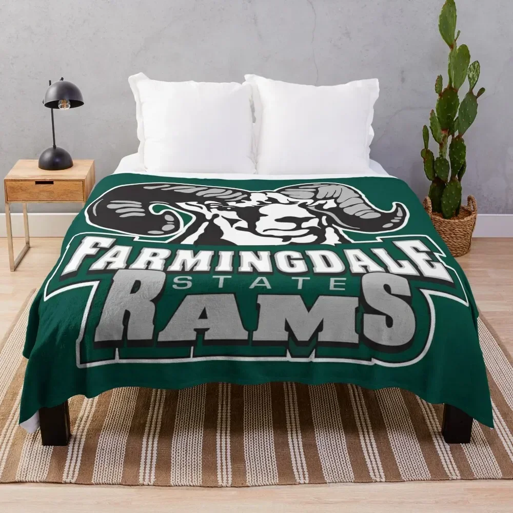 

Farmingdale State College Throw Blanket Men's Soft Warm Throw Blanket for Couch