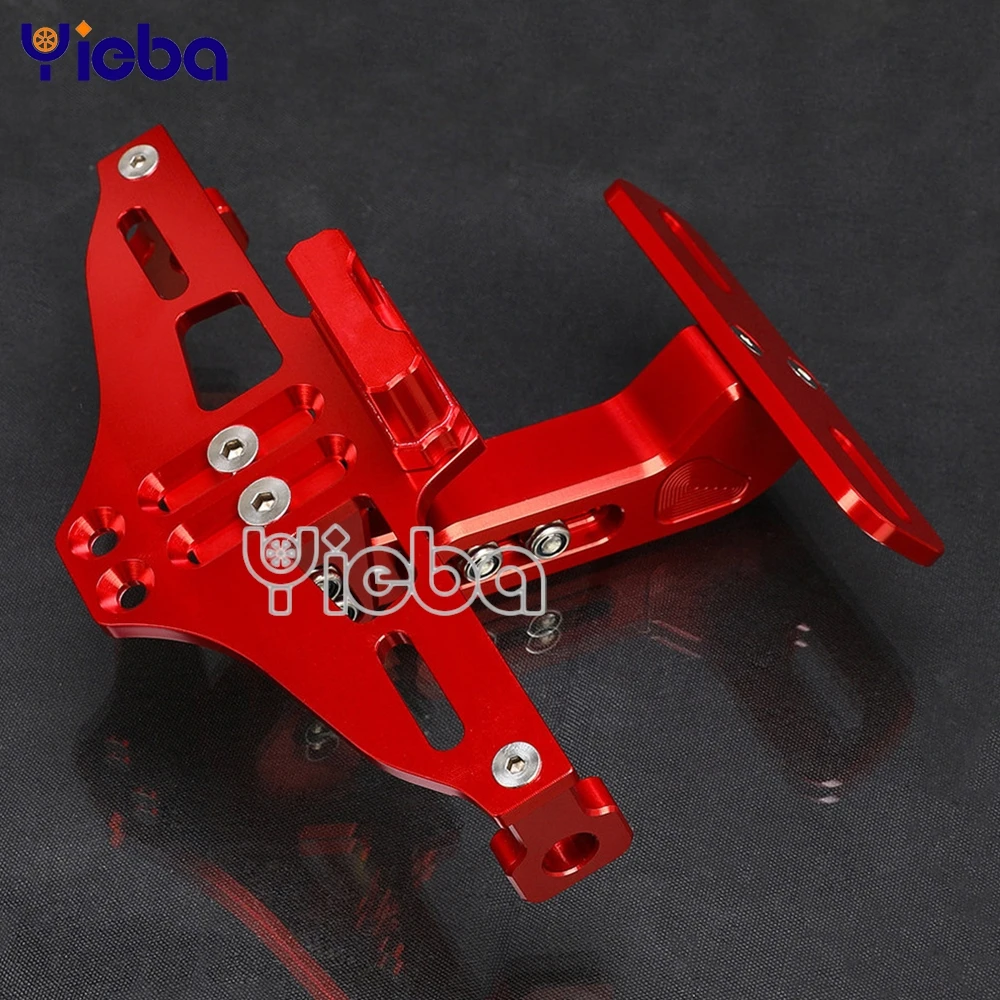 2023 2024 FOR Keeway RKF 125 RKF125 2018-2020 2021 2022 Adjustable with LED Light Motorcycle License Number Plate Holder Frame