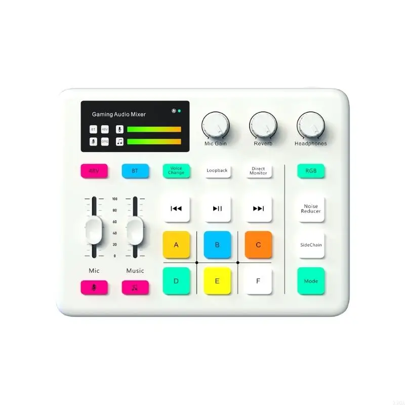 2025 ألعاب ألعاب جديدة ، لوحة الصوت ، بلوحة صوت بلوتوث ، محمولة ، تأثير الصوتي ، الطاقة الصوتية 48 فولت للعبة البث المباشر