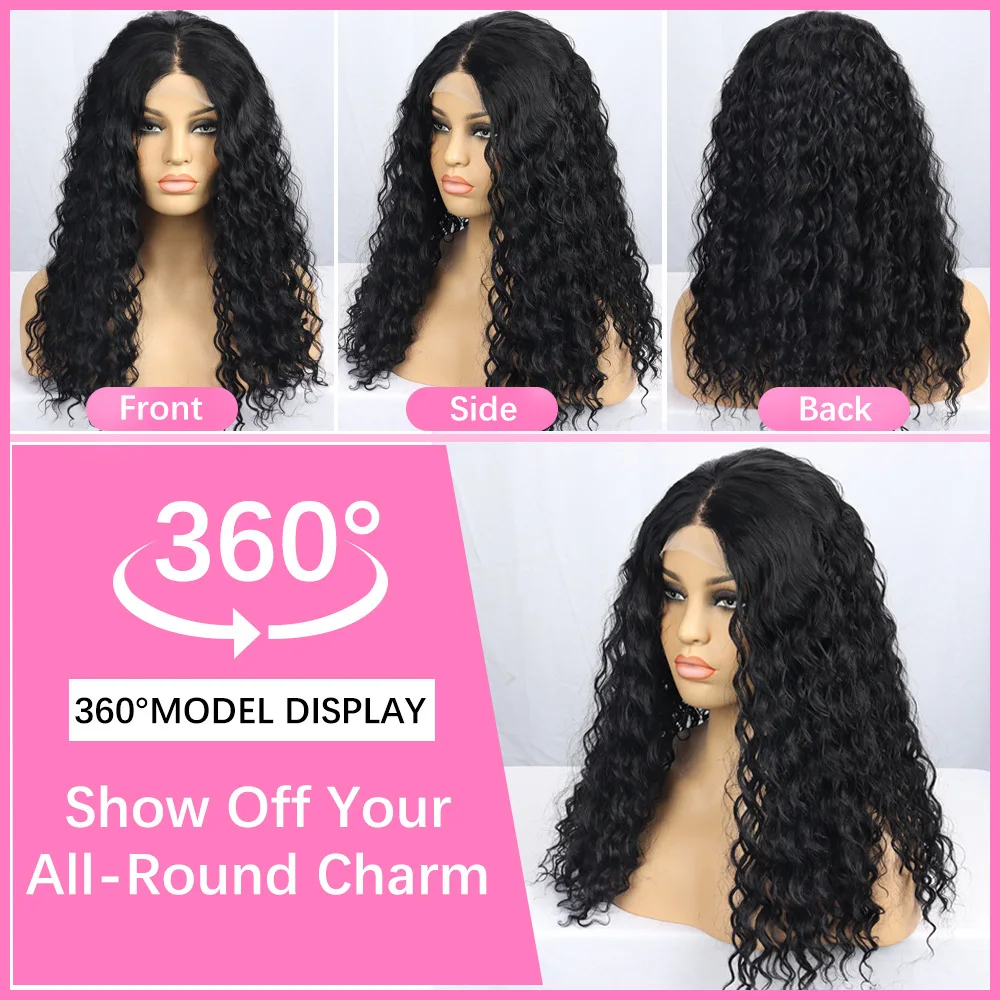 Kinky Curly Wigs 4x4D Lace Frontal Wig Glueless natural as Human Hair Afro Curly Lace Front Human Hair Wigs Lace Closure Wigs