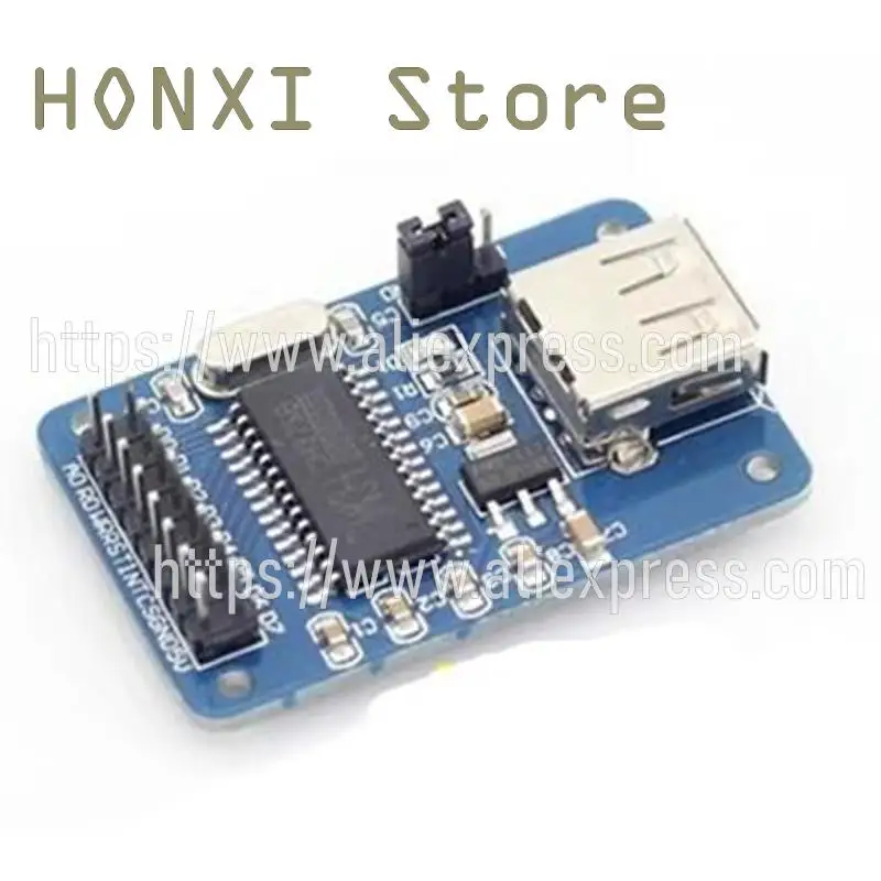 1PCS CH375 U disk 51 / U disk read and write module of USB interface communication USB main interface module CH375 module