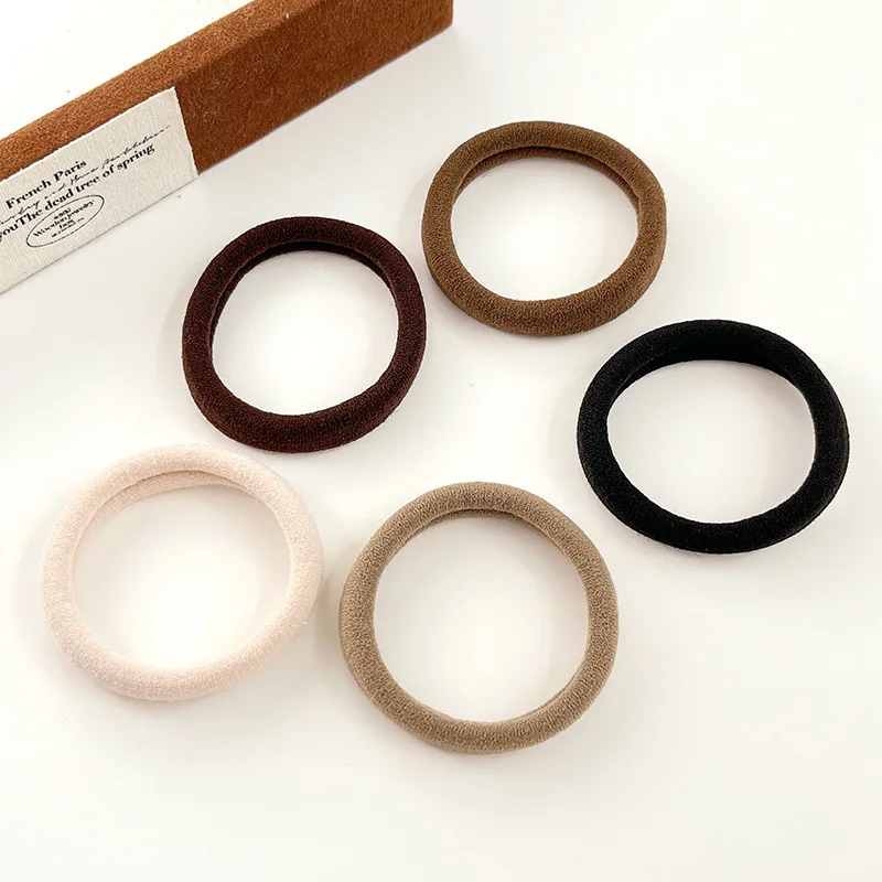 Towel Ring, Rubber Band, Basic Style, Hair Tie, Rubber Band, Durable and Not Damaging Hair, Ponytail Headband
