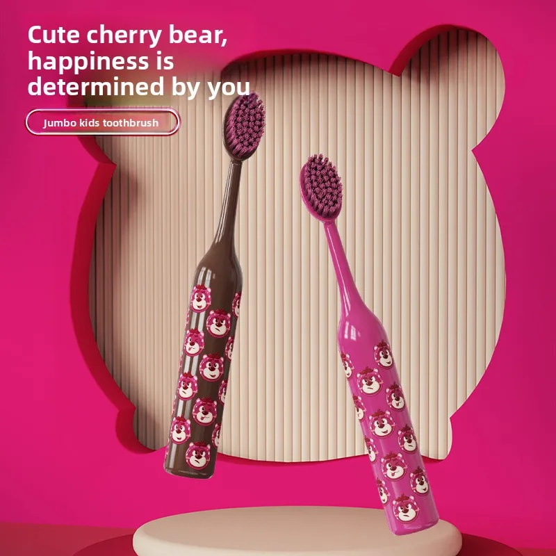 

6-12 year old giant children's big head toothbrush, anti slip soft bristled teeth whitening protecting gums, cleaning baby teeth