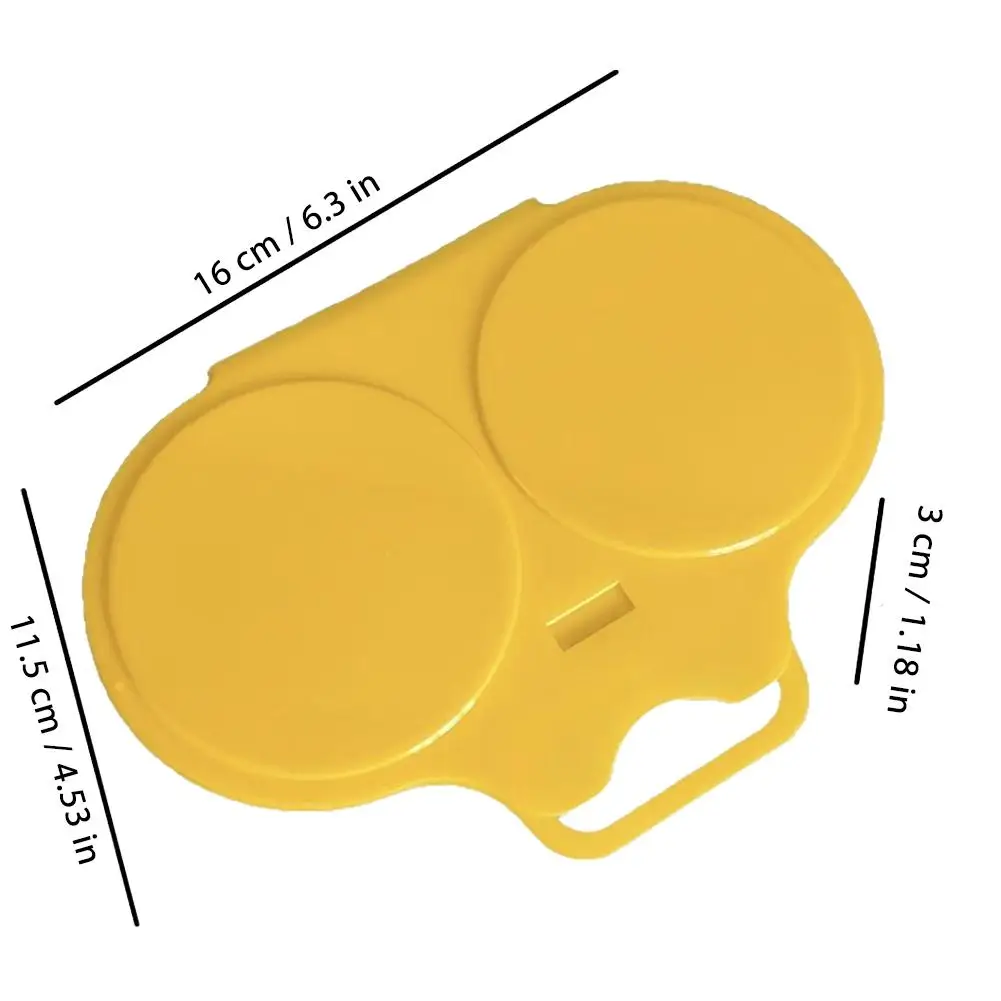Lebensmittelechter Kunststoff-Mikrowellen-Eierkocher, hitzebeständige Küchen-Kochform, Eierbräter, leicht zu reinigen, tragbare Dampf-Eierbox – Detail 23