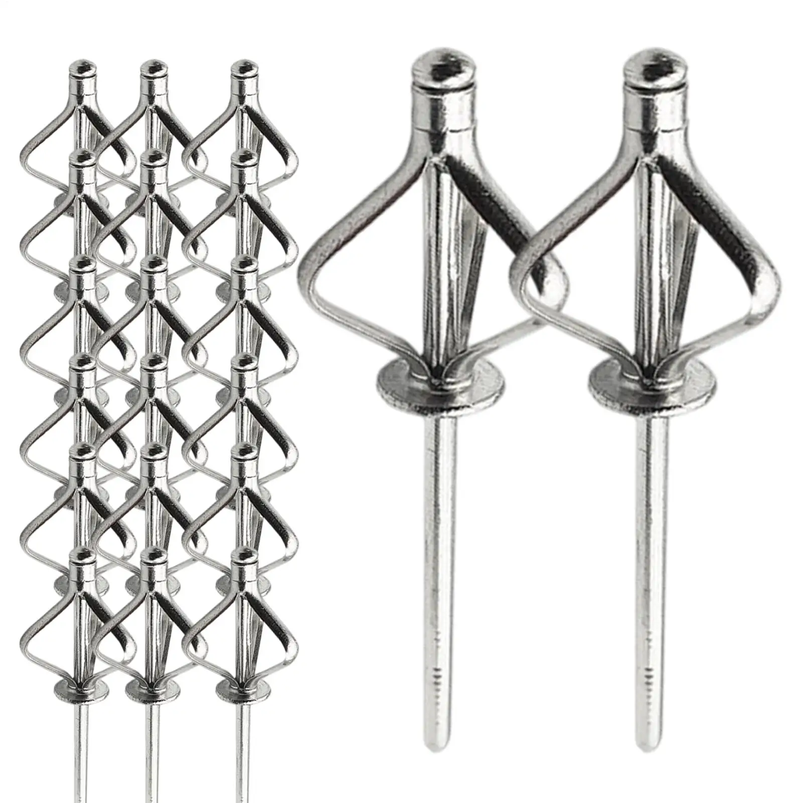 Pop Rivets 20 Pieces Aluminum Assorted Universal Dome Head Pop Rivets For Automotive Instrument Ship Construction Home Appliance