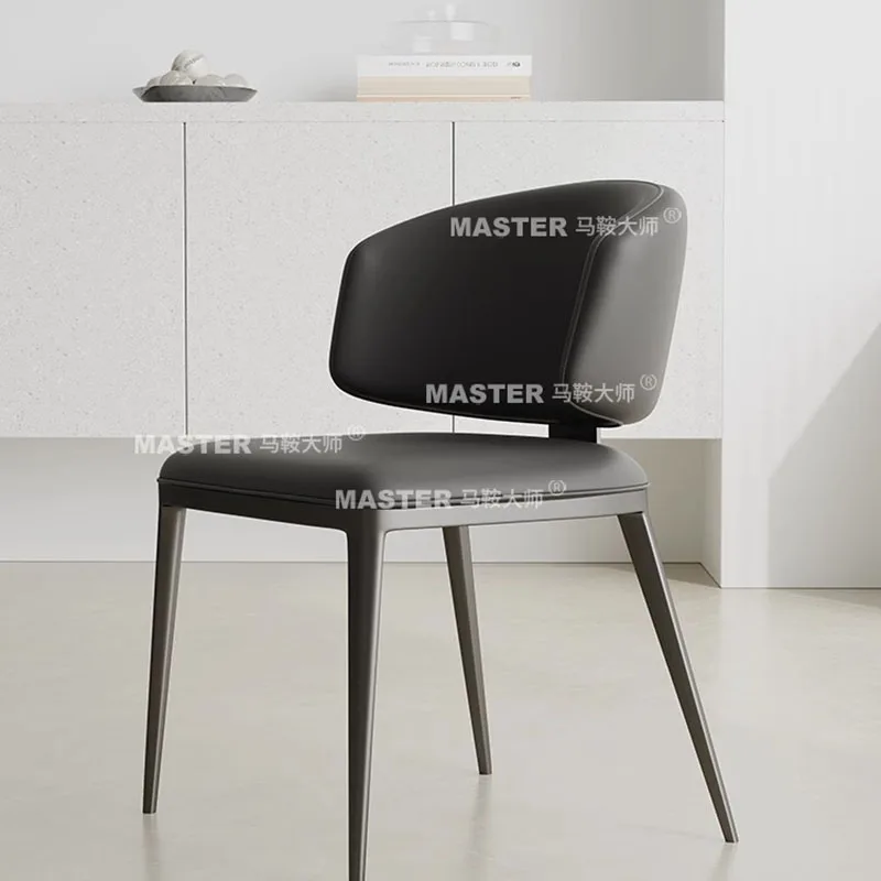 Italian Minimalist Dining Chairs Nordic Modern European Vintage Dining Chairs Trendy Designer Sedie Sala Da Pranzo Furniture