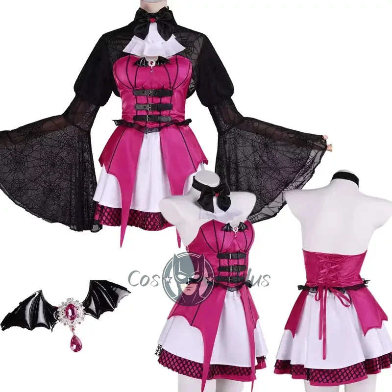 

Draculaura Cosplay Costume Lolita Women's Corset Dress Gothic Punk Halloween Carnival Party Outfits