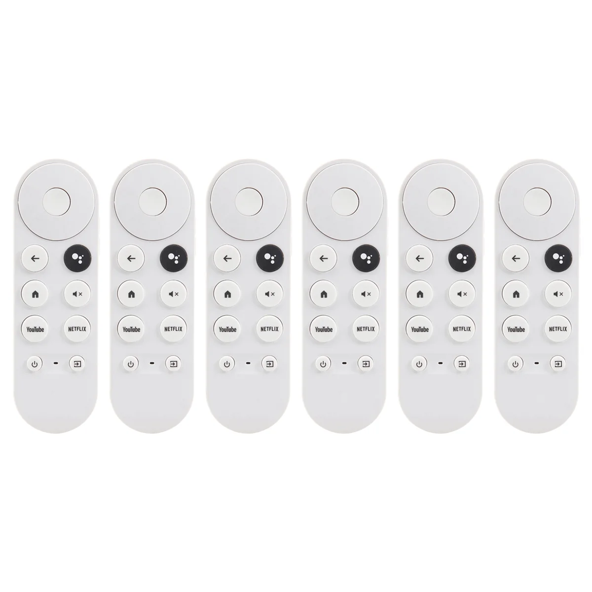 

6X Suitable For Google GOOGLE CHROMECAST GOOGLE TV Google Voice Set-Top Box Remote Control-A74Z