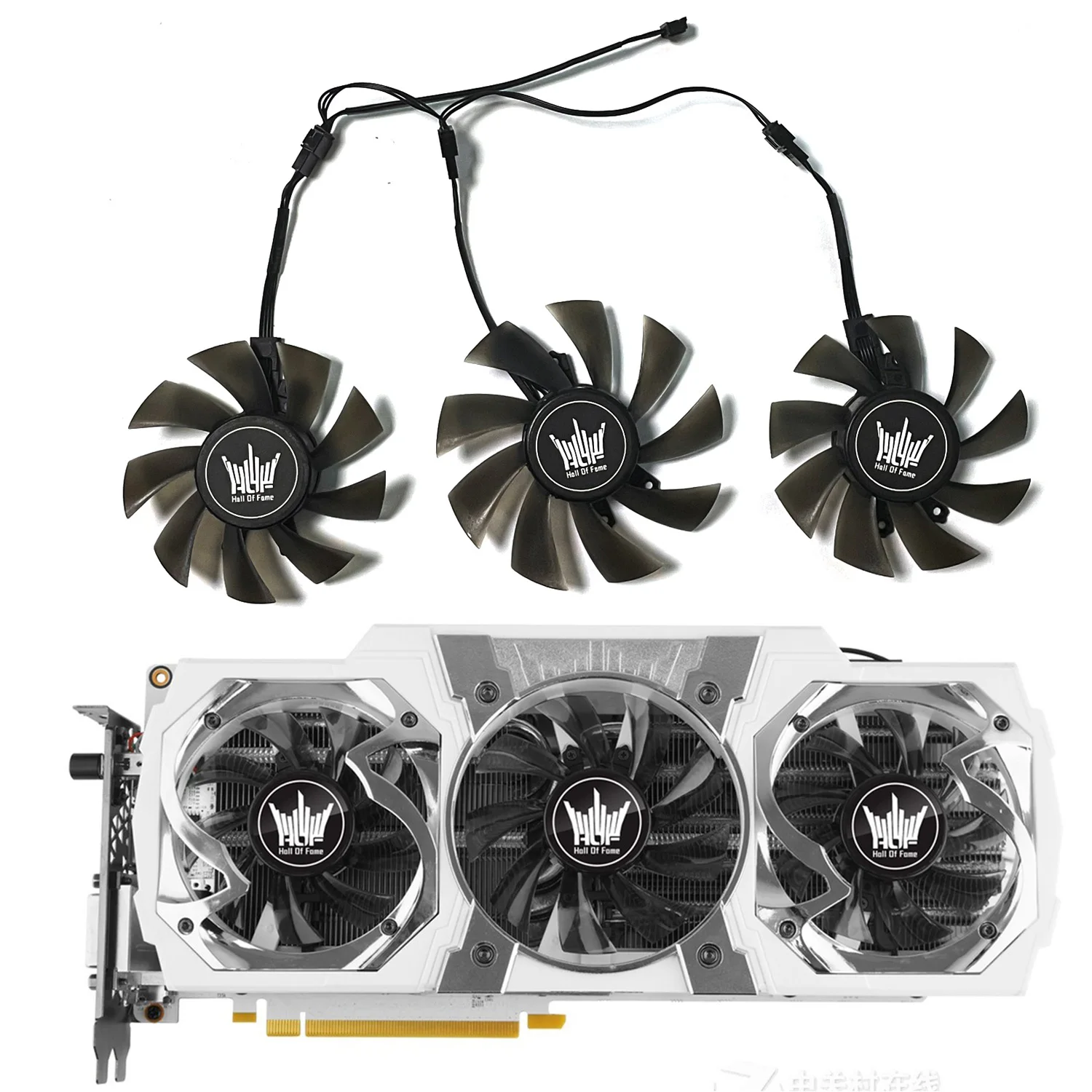 GA91S2U FY09015L12LPA FY08015L12LPA 85mm 4pin ETH Cooling Fan For Galaxy Geforce GTX 970 GTX 980 Ti Hof Graphics Card Fan