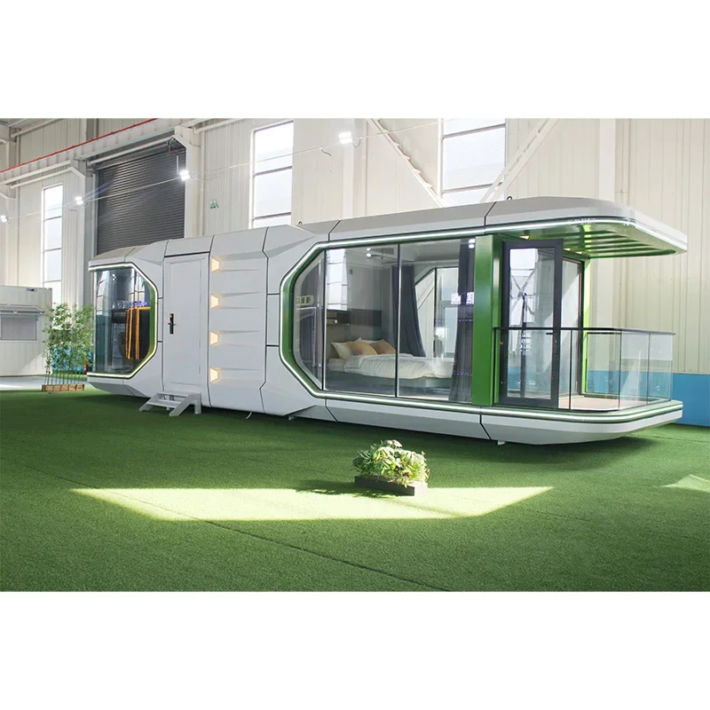 Chain Cabin house intergrated house prefabricated space capsule house with bedroom