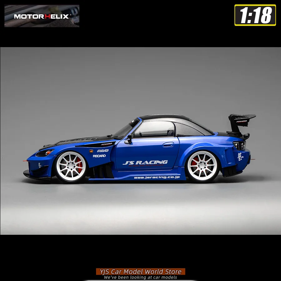 Pre-sale 2026 Q2： Motorhelix 1:18 Honda S2000 J\'s Racing Car model collection display model